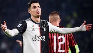 Cristiano Ronaldo wurde gegen den AC Milan ausgewechselt.
