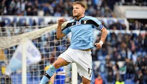 Ciro Immobile traf dreifach für Lazio.