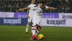 Zlatan Ibrahimovic kam im Winter zum AC Milan.