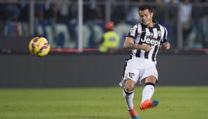 Platz 19: SEBASTIAN GIOVINCO (von 2008 bis 2010 und 2012 bis 2015 bei Juventus) - zwei Tore.