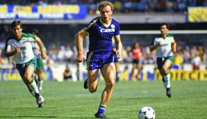 Hans-Peter Briegel (von 1984 bis 1986 bei Hellas Verona): Nach neun Jahren beim FCK suchte die "Walz aus der Pfalz" eine neue Herausforderung. Er schlug direkt ein und wurde 1985 als erster im Ausland aktiver Spieler Deutschlands Fußballer des Jahres.