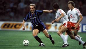 ANGRIFF - Karl-Heinz Rummenigge (von 1984 bis 1987 bei Inter Mailand): Der Transfer von den Bayern zu Inter war damals der zweitteuerste aller Zeiten. In 107 Spielen netzte er 42-mal für die Nerazzurri. Titel? Fehlanzeige.