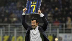 Luis Figo spielte vier Jahre im Trikot von inter Mailand.