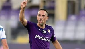Franck Ribery gab nach langer Verletzungspause sein Comeback für die Fiorentina.