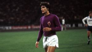 GIANCARLO ANTOGNONI (von 1972 bis 1987 bei Florenz): Wechselte schon als Jugendspieler in die Hauptstadt der Toskana und blieb der Fiorentina 15 Jahre lang treu. Hatte großen Anteil am WM-Titel Italiens 1982.