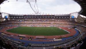 Stadio delle Alpi in Turin (damals 71.000 Plätze): Wurde für die WM 1990 errichtet und war Austragungsort des Halbfinals zwischen Deutschland und England. Nach dem Turnier zogen Juventus und der FC Turin ein, blieben dort aber nur 16 Jahre.