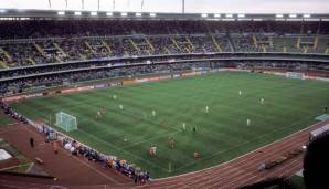 Stadio Marcantonio Bentegodi in Verona (damals 40.976 Plätze): Die Heimstätte von Hellas und Chievo Verona wurde 1963 eröffnet, zur WM 1990 renoviert – und blieb seitdem relativ unverändert.