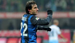 Platz 24 - DIEGO MILITO: 24 Tore für Inter Mailand in der Saison 2011/12