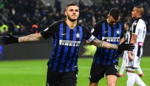 Platz 5 - MAURO ICARDI: 29 Tore für Inter Mailand in der Saison 2017/18