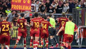Die Roma hat in letzter Minute gegen Sassuolo gewonnen.