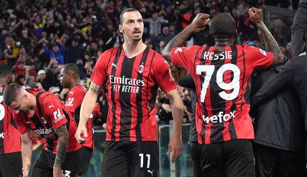 Milan-Joker Zlatan Ibrahimovic leistete die Vorarbeit zum 2:1-Siegtreffer in Rom.