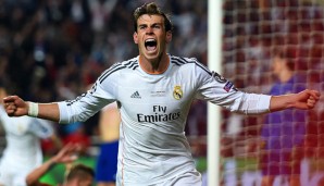 24. Mai 2014: Gareth Bale hat soeben das 2:1 für Real im CL-Finale gegen Atletico geschossen