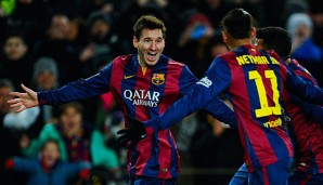 Liones Messi und Neymar trafen beim Sieg über den FC Villareal