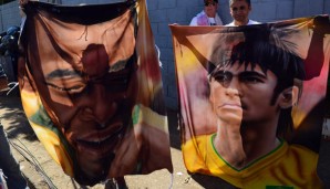 Viele Brasilianer sehen in Neymar Peles Nachfolger