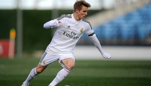 Martin Ödegaard spielte bislang nur für die Reserve von Real Madrid