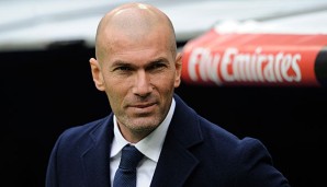 Zinedine Zidane ist seit Jahresbeginn Trainer von Real Madrid