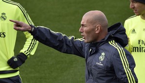 Zinedine Zidane löste zu Wochenbeginn Rafael Benitez als Real-Trainer ab