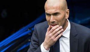 Zinedine Zidane ist seit dem 5. Januar Cheftrainer bei Real Madrid