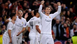 Cristiano Ronaldo ließ seine Farben auch in der Champions League wieder jubeln