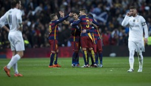 Das Clasico-Hinspiel in Madrid gewann der FC Barcelona mit 4:0