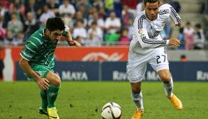 Raul de Tomas feierte 2014 im Pokal gegen Cornella sein Debüt für die erste Mannschaft Reals.