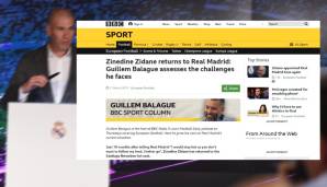 BBC (England): "Zidane kehrt zu einem Klub zurück, der nur noch um das internationale Geschäft kämpft... und um Ehre. Die neue Saison beginnt schon am Dienstag."