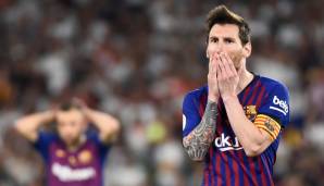Lionel Messi und der FC Barcelona verloren das Pokalfinale überraschend.