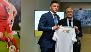 Luka Jovic wurde bei Real Madrid offiziell vorgestellt.