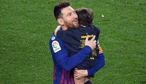 Lionel Messis Sohn bejubelt Tore von Real Madrid.