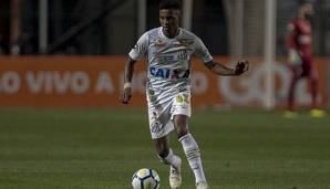 Rodrygo sorgte bei seinem bisherigen Verein FC Santos für Aufsehen.