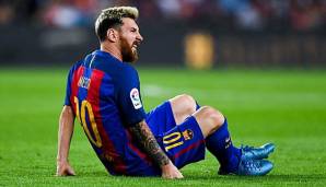 Lionel Messi hat sich eine Wadenzerrung zugezogen.