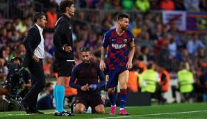Musste gegen den FC Villarreal zur Pause verletzt raus: Barca-Superstar Lionel Messi.