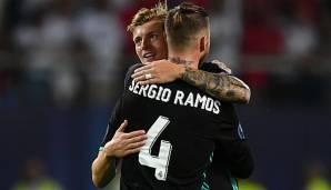 Sergio Ramos und Toni Kroos gewannen gemeinsam drei Mal die Champions League.