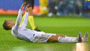 Real Madrids Lucas Vazquez fällt nach einem Unfall im Kraftraum bis Ende des Jahres aus.