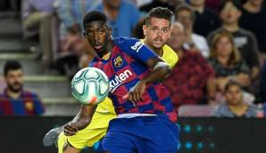 September 2019: Dembele kommt gegen Villarreal am 6. Spieltag zurück und muss gleich bei der nächsten Partie wieder passen. Muskelprobleme.