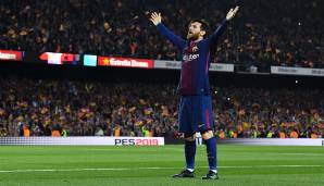 Platz 1: Lionel Messi (FC Barcelona) - 369 Tore in 343 Spielen.