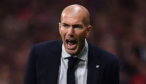 Zinedine Zidane verlor mit Real Madrid in Sevilla.