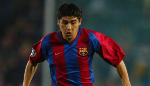 JUAN ROMAN RIQUELME: 42 Spiele für den FC Barcelona zwischen 2002 und 2003