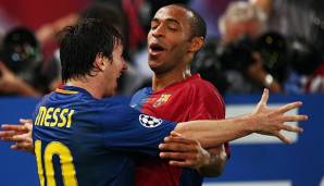 Messi und Henry liefen drei Jahre gemeinsam für Barca auf.