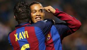 Ronaldinho wechselte 2003 von PSG zu Barca.