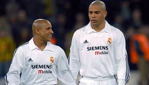 Roberto Carlos (li.) und Ronaldo (re.) waren die Feierbiester der Galacticos.
