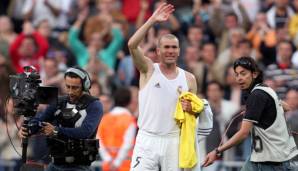 Im Mai 2006 verabschiedete sich Zinedine Zidane von den Fans von Real Madrid.