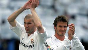 David Beckham hat erzählt, wie sich Zinedine Zidane bei ihm verabschiedete.