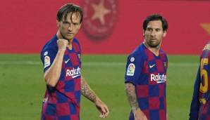 Ivan Rakitic und Lionel Messi treffen heute auf Celta Vigo.