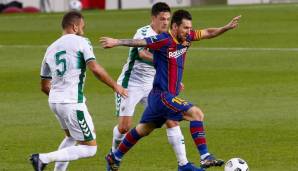 Wie zeigt sich Lionel Messi in seinem ersten Ligaspiel nach dem internen Streit mit dem FC Barcelona?