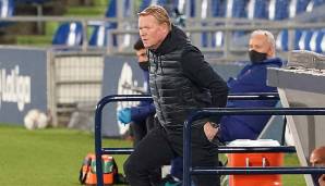 Ronald Koeman verlor mit Barcelona gegen Real Madrid.