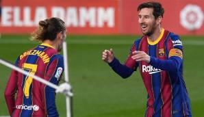 Lionel Messi hat Barca mit zwei Toren zum Sieg geschossen.