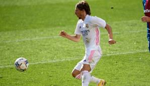 PLATZ 8: Luka Modric – 641 gespielte Minuten (11 Spiele, 7 Startelf-Einsätze)