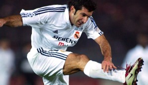 LUIS FIGO (2000 bis 2005): Nach seinem umstrittenem Wechsel von Barcelona in die spanische Hauptstadt knüpfte er bei den Königlichen an seine gute Leistungen an. Am Ende stehen 245 Spiele, 56 Tore, 93 Assists und eine Weltfußballer-Auszeichnung zu Buche.