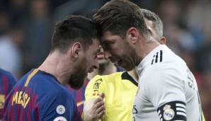 Lionel Messi und Sergio Ramos gerieten schon des Öfteren aneinander.